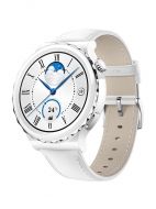 ����� ���� HUAWEI GT 3 PRO FRIGGA-B19 43 �� (55028857), Silver Bezel White Leather /����� �/�